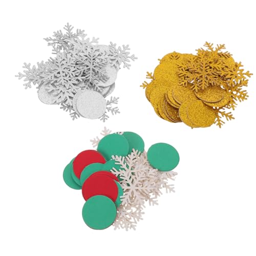 Cabilock 300 Stück Weihnachts Schneeflocken Konfetti Glitzernde Papierstreusel Rot Grün Gold und Silber Vielseitige Tischdeko für Party Foto Requisiten und Festliche Winterfeiern Cabilock 300 Stück Weihnachts Schneeflocken Konfetti Glitzernde Papierstreusel Rot Grün Gold und Silber Vielseitige Tischdeko für Party Foto Requisiten und Festliche Winterfeiern von Cabilock