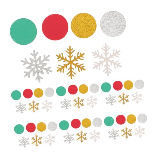 Cabilock 300 Stück Weihnachts Schneeflocken Konfetti aus Glänzendem Papier Rot Grün Gold Silber Festliches Streudekor für Weihnachtsfeiern Tischdekoration Dessertstation Winterliche Cabilock 300 Stück Weihnachts Schneeflocken Konfetti aus Glänzendem Papier Rot Grün Gold Silber Festliches Streudekor für Weihnachtsfeiern Tischdekoration Dessertstation Winterliche von Cabilock