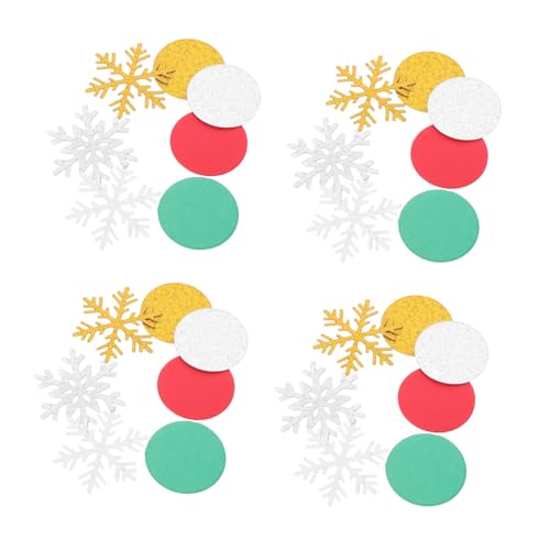 Cabilock 300stücke Schneeflocken-konfetti Aus Papier Mit Glitzer-optik Für Weihnachts-party-dekoration Tischdeko Und Festliche Anlässe von Cabilock
