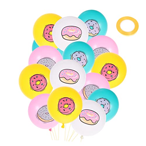 Cabilock 32 Stück Teiliges Donut Ballon Set Bunte Luftballons mit Donut Muster für Kindergeburtstage Shower und Partys Hochwertige Selbstabdichtende Luftballons für Unvergessliche Feiern Cabilock 32 Stück Teiliges Donut Ballon Set Bunte Luftballons mit Donut Muster für Kindergeburtstage Shower und Partys Hochwertige Selbstabdichtende Luftballons für Unvergessliche Feiern von Cabilock