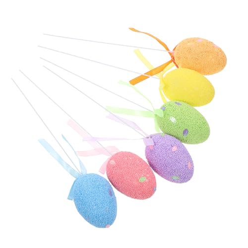 Cabilock 36 Stück Cupcake Toppers Dekorative Eier für Osterfeiern Wiederverwendbare Tortendekoration für Partys und für Kuchen und Desserts Cabilock 36 Stück Cupcake Toppers Dekorative Eier für Osterfeiern Wiederverwendbare Tortendekoration für Partys und für Kuchen und Desserts von Cabilock