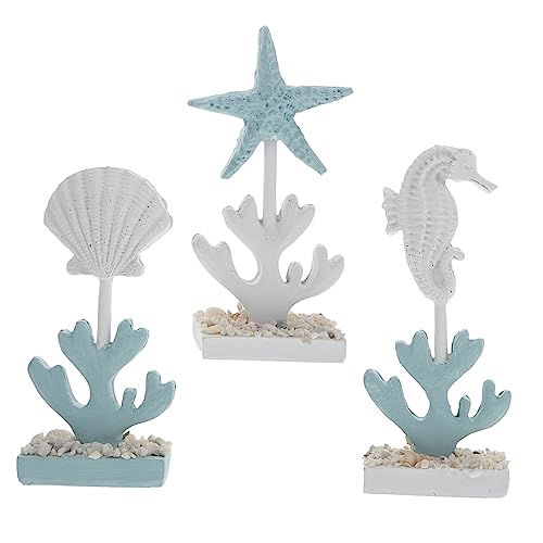 Cabilock 3St mediterrane Ornamente Bilder für die Wanddekoration Muscheln schreibtischdeko Schreibtisch Dekoration Meereslebewesen-Dekoration im mediterranen Stil Tischdekoration Kunstharz Cabilock 3St mediterrane Ornamente Bilder für die Wanddekoration Muscheln schreibtischdeko Schreibtisch Dekoration Meereslebewesen-Dekoration im mediterranen Stil Tischdekoration Kunstharz von Cabilock