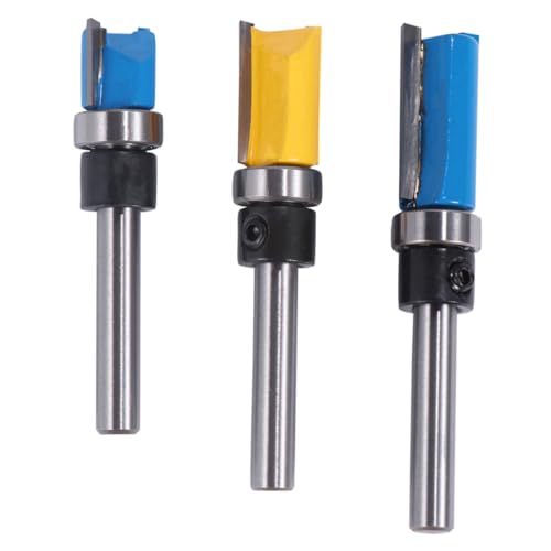 Cabilock 3Stücke Holzfräser Bündigfräser für Holzbearbeitung Präzise Schnitte für Trimmmaschinen Gravurmaschinen Hohe Härte Schärfe Cabilock 3Stücke Holzfräser Bündigfräser für Holzbearbeitung Präzise Schnitte für Trimmmaschinen Gravurmaschinen Hohe Härte Schärfe von Cabilock