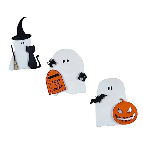 Cabilock 3pcs Halloween Ghost Schmücken Halloween Desktop Dekoration Partyzubehör Cabilock 3pcs Halloween Ghost Schmücken Halloween Desktop Dekoration Partyzubehör von Cabilock