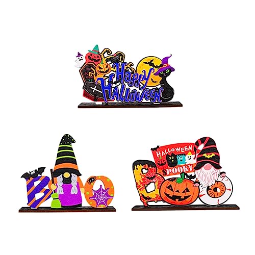 Cabilock 3st Halloween-Ornamente Geister-Halloween- Tür Kernstück Halloween-tischschild Bündeln Halloween- Glühen Einsätze Halloween-Dekorationen Party Teller Tischdeckel Hölzern Cabilock 3st Halloween-Ornamente Geister-Halloween- Tür Kernstück Halloween-tischschild Bündeln Halloween- Glühen Einsätze Halloween-Dekorationen Party Teller Tischdeckel Hölzern von Cabilock
