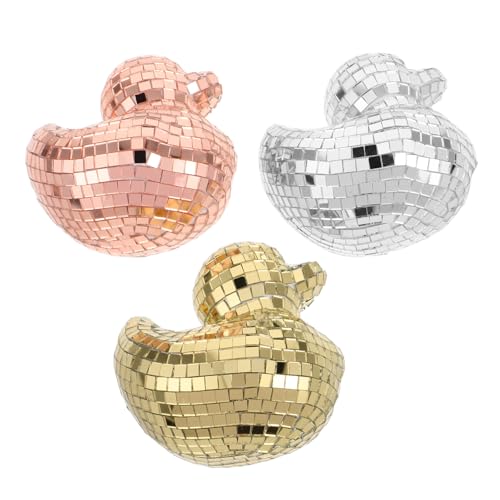 Cabilock 3stücke Disco-tierfigur Aus Glas Verspiegelter Oberfläche Für Moderne Innendekoration Als Dekorationsgegenstand Für Wohnzimmer Schlafzimmer Und Außenbereiche von Cabilock