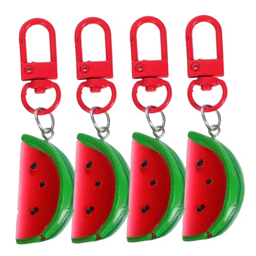Cabilock 4 Pcs Niedliche Wassermelonscheibenharz -schlüsselbund Realistischer Obstheizanhänger Tragbar Und Tasche Charme Für Schlüssel Und Geldbörsen Einzigartiger Schlüsselbund Cabilock 4 Pcs Niedliche Wassermelonscheibenharz -schlüsselbund Realistischer Obstheizanhänger Tragbar Und Tasche Charme Für Schlüssel Und Geldbörsen Einzigartiger Schlüsselbund von Cabilock