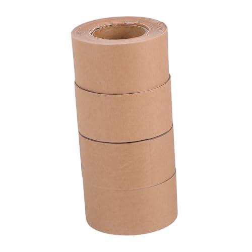 Cabilock 4 Rollen Wasseraktiviertes Kraftpapier Klebeband Selbstklebend Beschreibbar für Verpackungen und Kartonversand Starke Haftung Einfach Zuschneidbar Cabilock 4 Rollen Wasseraktiviertes Kraftpapier Klebeband Selbstklebend Beschreibbar für Verpackungen und Kartonversand Starke Haftung Einfach Zuschneidbar von Cabilock