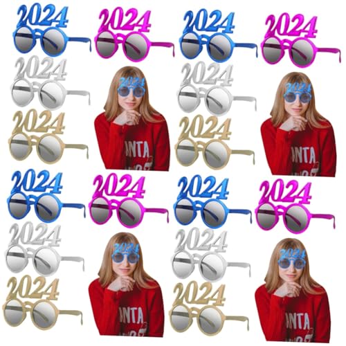 Cabilock 4 Sätze Neujahrsbrille Lustige Partybrillen Mit Numeral Design Gold Silber Blau Und Eye Catching Requisiten Für Feste Und Feiern 4 Stück * 4 Cabilock 4 Sätze Neujahrsbrille Lustige Partybrillen Mit Numeral Design Gold Silber Blau Und Eye Catching Requisiten Für Feste Und Feiern 4 Stück * 4 von Cabilock