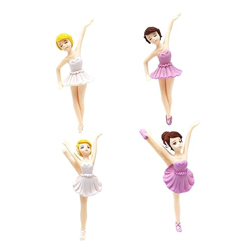 Cabilock 4 Stück Ballerina Cake Toppers Niedliche Dekoration für Geburtstagskuchen Backen Party Layout Weiß Umweltfreundliche und Kreative Backverzierung für Kinderfeiern Cabilock 4 Stück Ballerina Cake Toppers Niedliche Dekoration für Geburtstagskuchen Backen Party Layout Weiß Umweltfreundliche und Kreative Backverzierung für Kinderfeiern von Cabilock