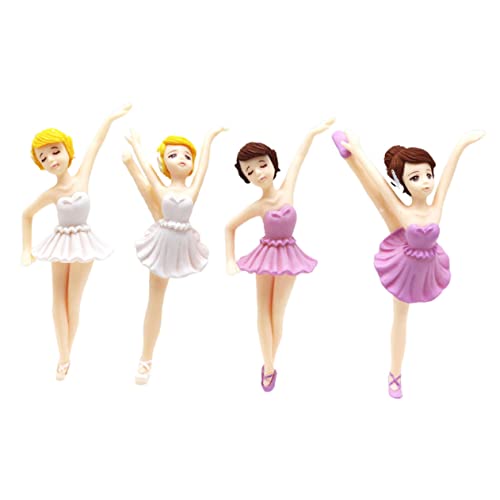 Cabilock 4 Stück Ballerina Kuchenaufsatz Niedliche Tortenornamente für Geburtstagsfeiern Weiß Dekorative Backzubehör für Tanzpartys Cabilock 4 Stück Ballerina Kuchenaufsatz Niedliche Tortenornamente für Geburtstagsfeiern Weiß Dekorative Backzubehör für Tanzpartys von Cabilock
