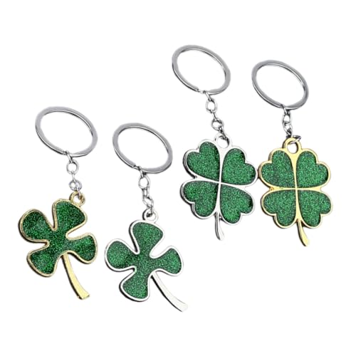 Cabilock 4 Stück Blatt-charm-schlüsselanhänger, Glitzernde Kleeblätter, Irischer Souvenir-anhänger, Geldbörsen-charm, Handtasche, Dekoration, St. Patrick Day-ornamente Cabilock 4 Stück Blatt-charm-schlüsselanhänger, Glitzernde Kleeblätter, Irischer Souvenir-anhänger, Geldbörsen-charm, Handtasche, Dekoration, St. Patrick Day-ornamente von Cabilock