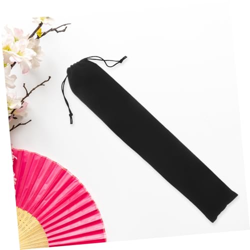 Cabilock 4 Stück Faltfächer Tasche aus Weichem Flocking mit Kordelzug Schwarze Schutzhüllen für Handfächer Kratzfest Staubdicht Handgefertigt für Hochzeit und Party Cabilock 4 Stück Faltfächer Tasche aus Weichem Flocking mit Kordelzug Schwarze Schutzhüllen für Handfächer Kratzfest Staubdicht Handgefertigt für Hochzeit und Party von Cabilock