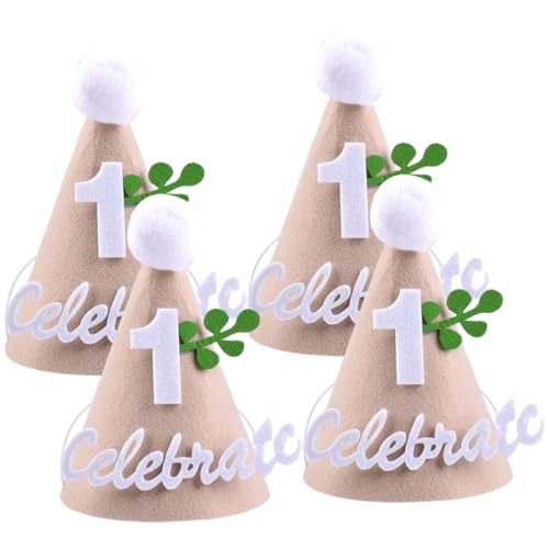 Cabilock 4 Stück Geburtstagsmützen für Adorable Partyhüte aus Hochwertigem Vliesstoff Kopfbedeckung für Geburtstag Kreative Dekoration für Unvergessliche Feiern Cabilock 4 Stück Geburtstagsmützen für Adorable Partyhüte aus Hochwertigem Vliesstoff Kopfbedeckung für Geburtstag Kreative Dekoration für Unvergessliche Feiern von Cabilock