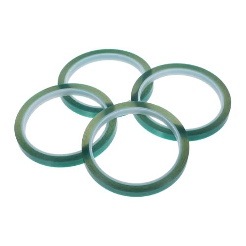 Cabilock 4 Stück Hochtemperatur Pet Klebeband Grünes Epoxidharz Isolierband für Malerei Anodisieren und Schaltkreise Vielseitig Einsetzbar von Cabilock