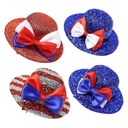 Cabilock 4 Stück Hut Zum Nationalfeiertag Der Usa Mini-partyhüte Für Stofftiere Kappe Sombrero Jungenhut Sonnenhüte Vierte Mini-hut Weicher Hut Hüte Für Erwachsene Haarzubehör Cabilock 4 Stück Hut Zum Nationalfeiertag Der Usa Mini-partyhüte Für Stofftiere Kappe Sombrero Jungenhut Sonnenhüte Vierte Mini-hut Weicher Hut Hüte Für Erwachsene Haarzubehör von Cabilock