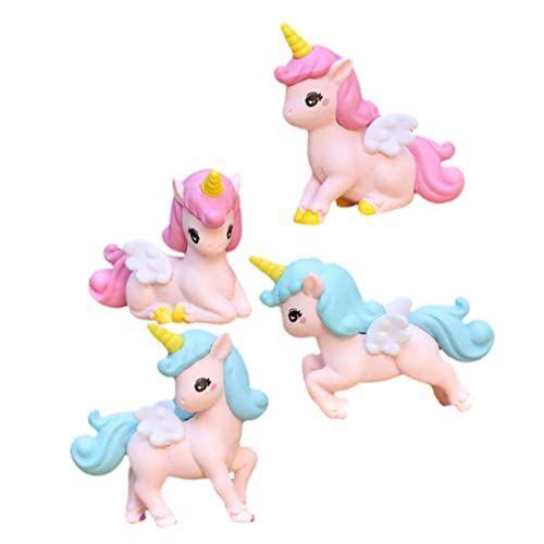 Cabilock 4 Stück Modell Ornament Einhorn Cartoon Spielzeug Figur Spielzeug Miniatur Dekoration Ornamente Für Dekoration Verzierungen Für Einhorn Tier Dekorieren Cabilock 4 Stück Modell Ornament Einhorn Cartoon Spielzeug Figur Spielzeug Miniatur Dekoration Ornamente Für Dekoration Verzierungen Für Einhorn Tier Dekorieren von Cabilock