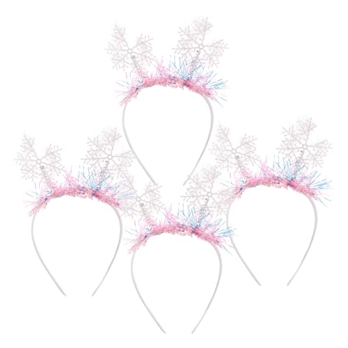Cabilock 4 Stück Schneeflocken-stirnband Urlaubs-stirnband Weihnachtsstirnband Weihnachtskopfbedeckung Schneeflocke Kostüm Weihnachtshaarschmuck Weihnachtsstirnbänder Filzstoff Weiß Cabilock 4 Stück Schneeflocken-stirnband Urlaubs-stirnband Weihnachtsstirnband Weihnachtskopfbedeckung Schneeflocke Kostüm Weihnachtshaarschmuck Weihnachtsstirnbänder Filzstoff Weiß von Cabilock