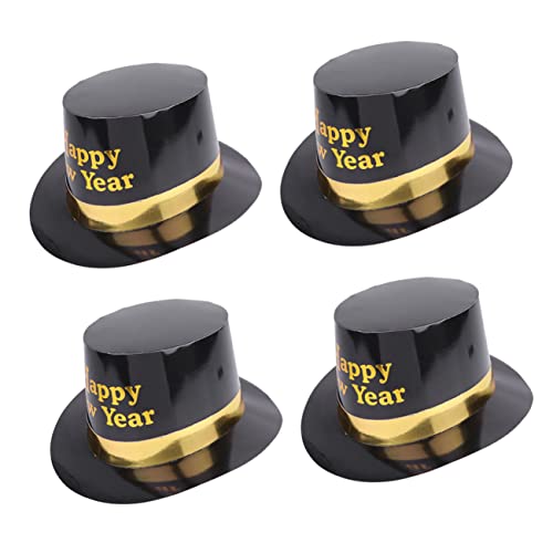 Cabilock 4 Stück Schwarzgoldener Hut Neues Jahr Tops Hut Schwarzer Zylinder Party-tops-hut Partyhut Weihnachts-zylinder Partyhüte Für Erwachsene Neujahrsfeier Tops Hut Hüte Anziehen Papier Cabilock 4 Stück Schwarzgoldener Hut Neues Jahr Tops Hut Schwarzer Zylinder Party-tops-hut Partyhut Weihnachts-zylinder Partyhüte Für Erwachsene Neujahrsfeier Tops Hut Hüte Anziehen Papier von Cabilock