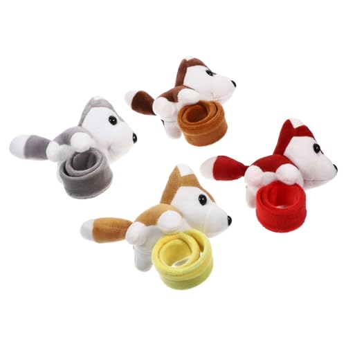 Cabilock 4 Stück Snap-armbänder Heiser Faultier-brillenhalter Animal-slap-armband Schlagarmband Partygeschenke Tierschnapparmbänder Schnapparmbänder Masse Partyzubehör Plüsch Cabilock 4 Stück Snap-armbänder Heiser Faultier-brillenhalter Animal-slap-armband Schlagarmband Partygeschenke Tierschnapparmbänder Schnapparmbänder Masse Partyzubehör Plüsch von Cabilock