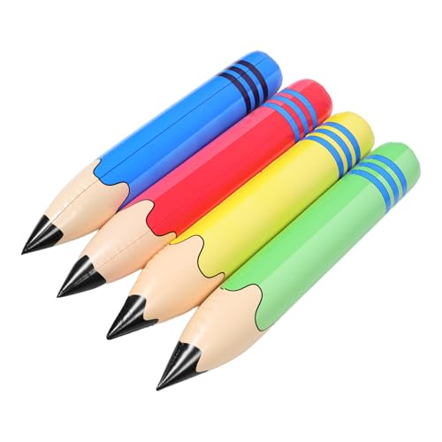 Cabilock 4 Stück Teiliges Jumbo Aufblasbares Realistische PVC Riesenbleistifte in Rot Orange Grün Blau Vielseitig für Schulanfang Klassenzimmerdeko Party und Foto-requisiten Cabilock 4 Stück Teiliges Jumbo Aufblasbares Realistische PVC Riesenbleistifte in Rot Orange Grün Blau Vielseitig für Schulanfang Klassenzimmerdeko Party und Foto-requisiten von Cabilock