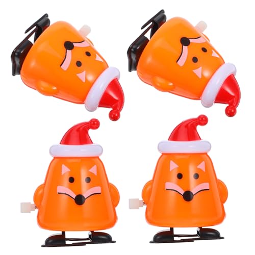 Cabilock 4 Stück Weihnachtliche Aufziehspielzeuge Fox Uhrwerkspielzeug für Schreibtischdekoration und Kreative Weihnachtsfeier Kompakte und Dekorative Spielzeuge für Festliche Cabilock 4 Stück Weihnachtliche Aufziehspielzeuge Fox Uhrwerkspielzeug für Schreibtischdekoration und Kreative Weihnachtsfeier Kompakte und Dekorative Spielzeuge für Festliche von Cabilock