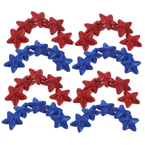 Cabilock 40 Stück Glitzernde Sterne Teiliges Patriotische Dekoration für Unabhängigkeitstag für Geschäfte Partys und Feiern Vielseitig Einsetzbar Große Rote und Blaue Sterne Cabilock 40 Stück Glitzernde Sterne Teiliges Patriotische Dekoration für Unabhängigkeitstag für Geschäfte Partys und Feiern Vielseitig Einsetzbar Große Rote und Blaue Sterne von Cabilock
