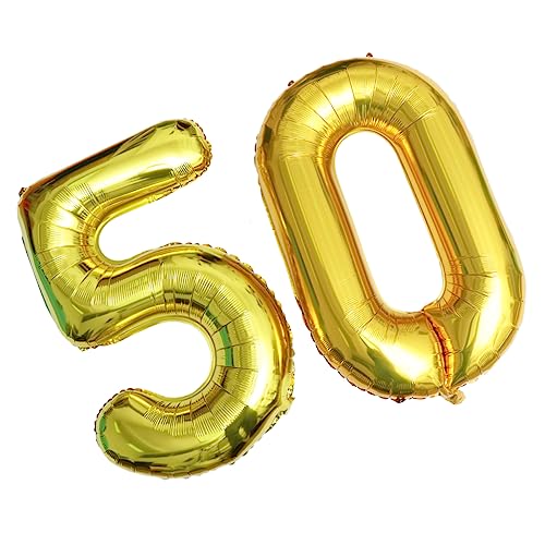 Cabilock Jumbo Folienballon Zahl 50 Gold Partydekoration Für Geburtstage Jubiläen Und Feste Aluminiumfolienballons Für Unvergessliche Fotomomente Cabilock Jumbo Folienballon Zahl 50 Gold Partydekoration Für Geburtstage Jubiläen Und Feste Aluminiumfolienballons Für Unvergessliche Fotomomente von Cabilock