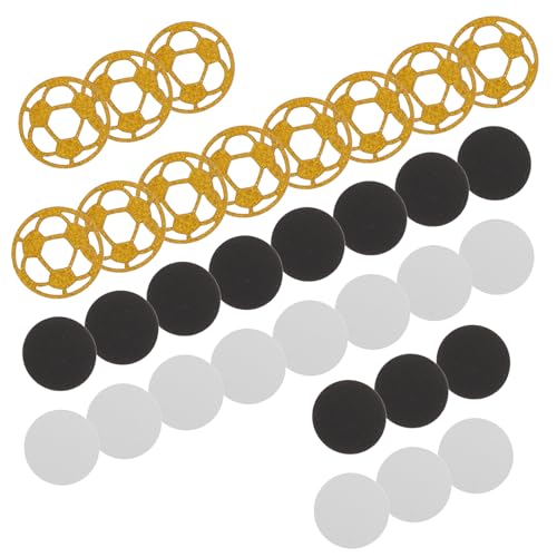 Cabilock 400 Stück Fußball Konfetti Fußball Party Dekorationen in Gold Schwarz Sportliche Tischdeko für Geburtstag Sportveranstaltungen und Mottopartys Cabilock 400 Stück Fußball Konfetti Fußball Party Dekorationen in Gold Schwarz Sportliche Tischdeko für Geburtstag Sportveranstaltungen und Mottopartys von Cabilock