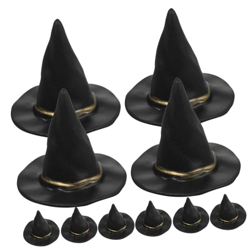 Cabilock 48 Stück Miniatur Hexenhüte für Halloween Bastel Hüte für Puppen und Flaschen Dekorative Partyhüte für Diy Projekte und Cabilock 48 Stück Miniatur Hexenhüte für Halloween Bastel Hüte für Puppen und Flaschen Dekorative Partyhüte für Diy Projekte und von Cabilock