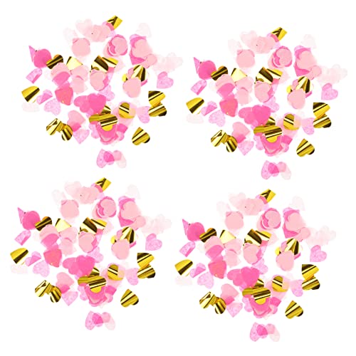 Cabilock 4Er-Packung Gender Reveal Konfetti Papierschnipsel Partydekoration für Geschlechtsenthüllung pro Packung für Babyparty und Feierlichkeiten von Cabilock