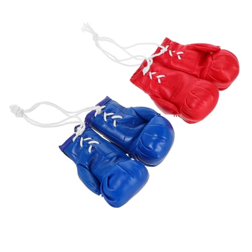 Cabilock 4 Stück Kleiner Boxhandschuhe für Autospiegel Schlüsselanhänger und Heimdekoration als Partygeschenk oder Weihnachtsornament von Cabilock