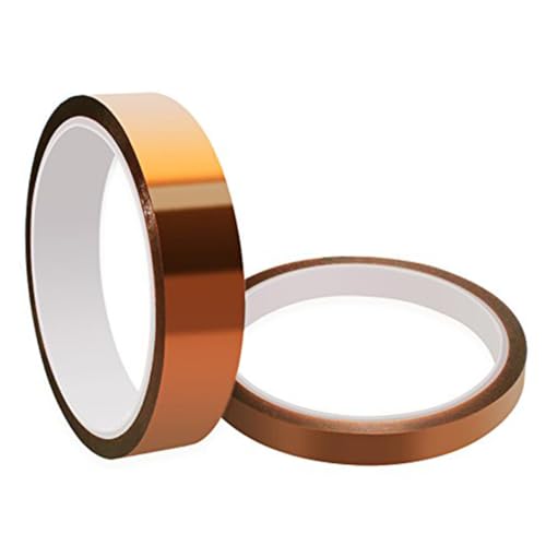 Cabilock 4Stücke Teiliges Hochtemperaturband Hitzebeständiges Klebeband mit Silikonkleber zum Abkleben Isolieren für Elektronik Löten von Cabilock