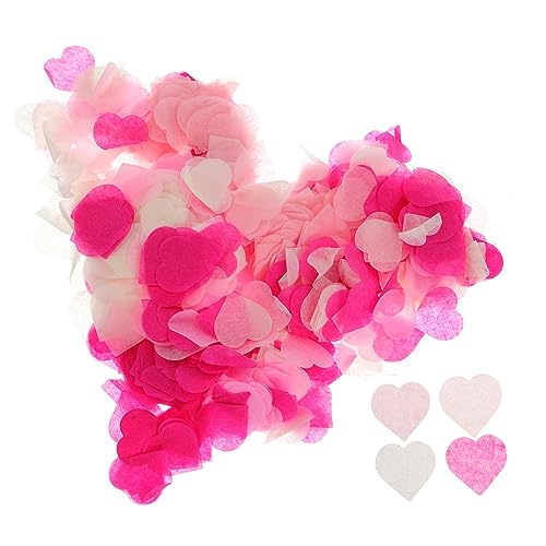 Cabilock 4er Packung Herz Konfetti Papier Multifunktional für Ballonfüllung und Partydeko Romantisch für Valentinstag Hochzeit Geburtstag Brautparty Handgeworfene Streudeko pro Farbe Cabilock 4er Packung Herz Konfetti Papier Multifunktional für Ballonfüllung und Partydeko Romantisch für Valentinstag Hochzeit Geburtstag Brautparty Handgeworfene Streudeko pro Farbe von Cabilock