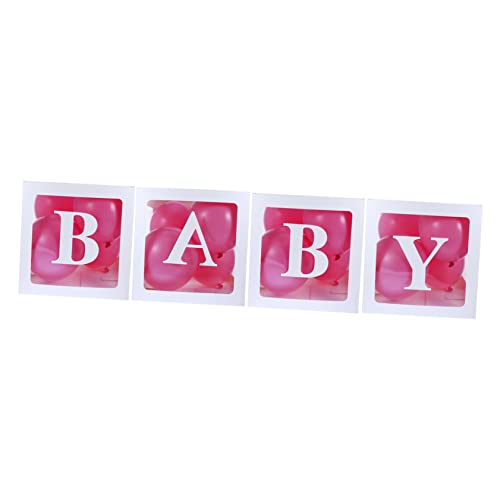 Cabilock 4er-box -ballon-box Babyballons Klare Luftballons Wiederverwendbare Ballongirlande -dusche-boxen Weiße Verzierungen Alphabet-ballons Dekorationen Tag Rosa Papier Cabilock 4er-box -ballon-box Babyballons Klare Luftballons Wiederverwendbare Ballongirlande -dusche-boxen Weiße Verzierungen Alphabet-ballons Dekorationen Tag Rosa Papier von Cabilock