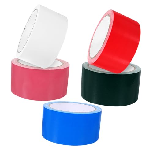 Cabilock 5 Rollen Buntes Teppichband Hochleistungsband Klebeband reparieren Handwerk im Freien Reparatur Starkes Klebeband für hohe Beanspruchung Klebeband für Teppiche Band schwere Stoff von Cabilock