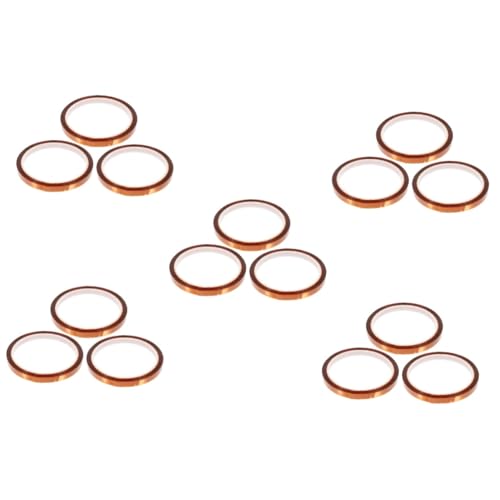 Cabilock 5 Sätze Hochtemperatur Isolierband Wärmeisolierband Für Elektronik Hochwertiges Klebeband Für Schweißen Pcb Druck Haushaltsanwendungen Hitzebeständig Stark Haftend 3 Rollen * 5 von Cabilock