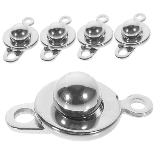 Cabilock 5 Stck. Teiliges Druckknopfverschlüsse für Diy Schmuck Praktische und Sichere Kettenverschlüsse für und Armbänder Installieren und Vielseitig Einsetzbar von Cabilock