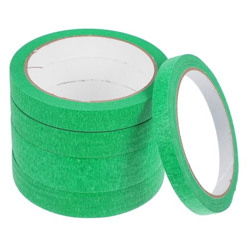 Cabilock 5 Stück Abdeckband Weißes Malerband Maskierungsspachtel Auto Klebeband Im Dunkeln Leuchten Markierungen Maler Von Blauen Bändern Farbverdünner Frosch-malerband Papierkleber Green Cabilock 5 Stück Abdeckband Weißes Malerband Maskierungsspachtel Auto Klebeband Im Dunkeln Leuchten Markierungen Maler Von Blauen Bändern Farbverdünner Frosch-malerband Papierkleber Green von Cabilock