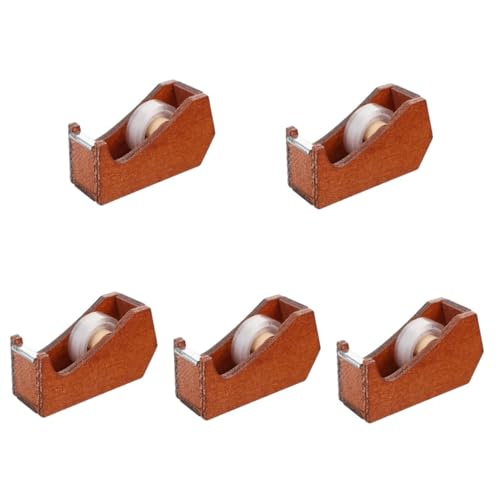 Cabilock 5 Stück Klebebandspender für das Amt USB Büro Schreibtisch Verpackung Tragbarer Klebebandspender Bandschneider Bandhalter Werkzeuge zum Schneiden von Bändern Holz Cabilock 5 Stück Klebebandspender für das Amt USB Büro Schreibtisch Verpackung Tragbarer Klebebandspender Bandschneider Bandhalter Werkzeuge zum Schneiden von Bändern Holz von Cabilock