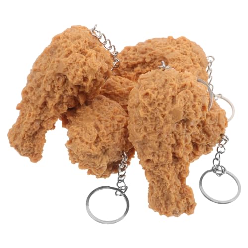 Cabilock 5 Stück Lustiger Realistischer Hähnchenflügel Schlüsselring für Kreative und Partyaccessoires Cabilock 5 Stück Lustiger Realistischer Hähnchenflügel Schlüsselring für Kreative und Partyaccessoires von Cabilock