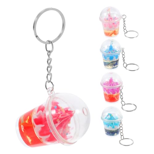 Cabilock 5 Stück Mini Eiscreme Schlüsselanhänger Süße Dessert Schlüsselringe für Taschen Geldbörsen Autoschlüssel Kawaii Accessoire Cabilock 5 Stück Mini Eiscreme Schlüsselanhänger Süße Dessert Schlüsselringe für Taschen Geldbörsen Autoschlüssel Kawaii Accessoire von Cabilock