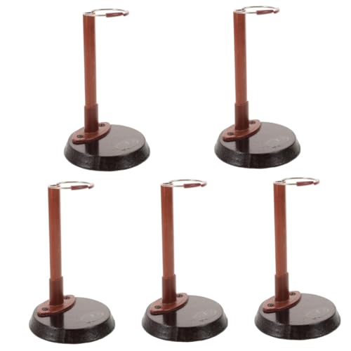 Cabilock 5 Stück Puppenständer Puppen für Anzeige Mädchen Puppenträger puppenzubehör Puppenfigurenständer Puppenunterstützungsstand Ständer für Puppen Display-Ständer Plastik Brown Cabilock 5 Stück Puppenständer Puppen für Anzeige Mädchen Puppenträger puppenzubehör Puppenfigurenständer Puppenunterstützungsstand Ständer für Puppen Display-Ständer Plastik Brown von Cabilock