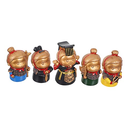 Cabilock 5 Stück Qin Terrakotta Warriors Ornamente Kuchen Qin-Terrakotta-Krieger-Harzstatue Chinesische Ornamente Harz-Qin-Terrakotta-Krieger Tortendekor-Topper chinesische Verzierung Cabilock 5 Stück Qin Terrakotta Warriors Ornamente Kuchen Qin-Terrakotta-Krieger-Harzstatue Chinesische Ornamente Harz-Qin-Terrakotta-Krieger Tortendekor-Topper chinesische Verzierung von Cabilock