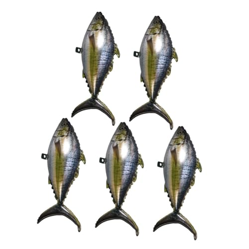 Cabilock 5 Stück Realistische Thunfisch Folienballons Aluminiumfarben Lebensechte Meeresbewohner Partydeko Geeignet für Ozean Strandgeburtstage Einfach Aufzublasen Bunte Sommerfeier Deko Cabilock 5 Stück Realistische Thunfisch Folienballons Aluminiumfarben Lebensechte Meeresbewohner Partydeko Geeignet für Ozean Strandgeburtstage Einfach Aufzublasen Bunte Sommerfeier Deko von Cabilock