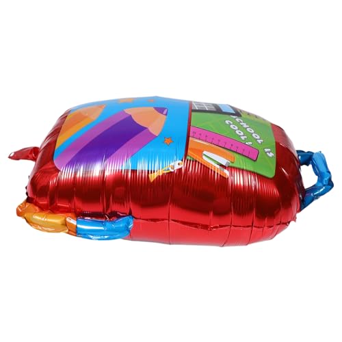 Cabilock 5 Stück Schulanfang Luftballons Rucksackform Aluminiumfolie Partydeko Erstklässler Dekoration Kindergarten Back To School Balloons Cabilock 5 Stück Schulanfang Luftballons Rucksackform Aluminiumfolie Partydeko Erstklässler Dekoration Kindergarten Back To School Balloons von Cabilock