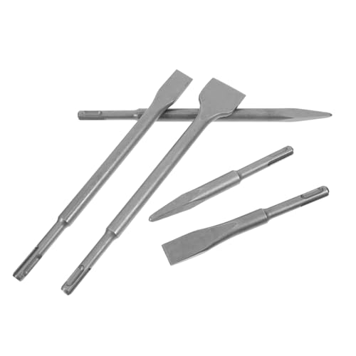 Cabilock 5 Stück Teiliges Hammerbohrer Meißel Set für Rundgriff und Flachmeißel für Elektrische Bohrhämmer für DIY Projekte und Bauarbeiten Langlebige Stahlkonstruktion Tragetasche Cabilock 5 Stück Teiliges Hammerbohrer Meißel Set für Rundgriff und Flachmeißel für Elektrische Bohrhämmer für DIY Projekte und Bauarbeiten Langlebige Stahlkonstruktion Tragetasche von Cabilock