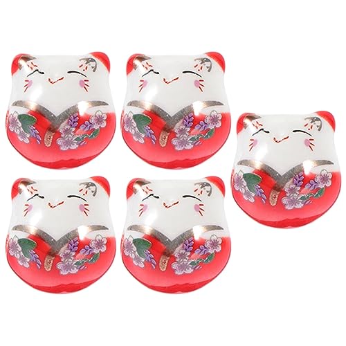 Cabilock 5 Stück Teiliges Keramische Katzencharms DIY Bastelperlen für Schmuckherstellung Glückskatze Anhänger Dekoration für Katzenliebhaber und Kreative Bastelprojekte Cabilock 5 Stück Teiliges Keramische Katzencharms DIY Bastelperlen für Schmuckherstellung Glückskatze Anhänger Dekoration für Katzenliebhaber und Kreative Bastelprojekte von Cabilock