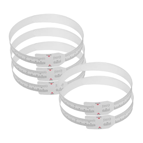 Cabilock 5 Stück Teiliges Kopfumfang Messband mit Weichem Hautfreundlichem Material Präzisen Markierungen für Neugeborene und Kleinkinder Flexibles Maßband für Kopf und Armumfang von Cabilock