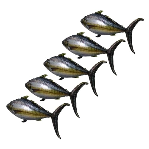 Cabilock 5 Stück Teiliges Realistische Tuna Folienballons für Angel Mottopartys Leichte Wiederverwendbare Dekoration für Geburtstag Strand und Sommerfeiern Einfach Aufzublasen Cabilock 5 Stück Teiliges Realistische Tuna Folienballons für Angel Mottopartys Leichte Wiederverwendbare Dekoration für Geburtstag Strand und Sommerfeiern Einfach Aufzublasen von Cabilock
